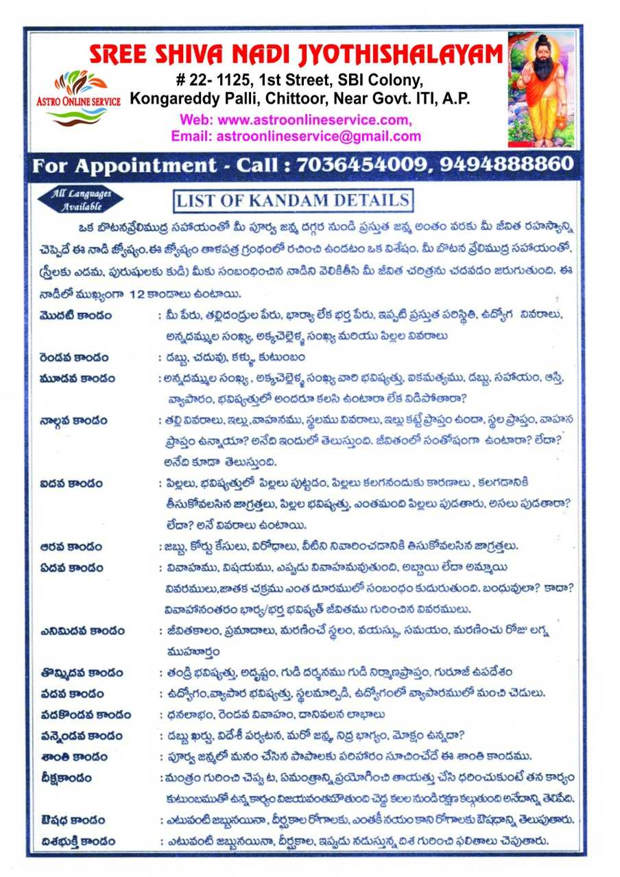 telugu-astro Languages